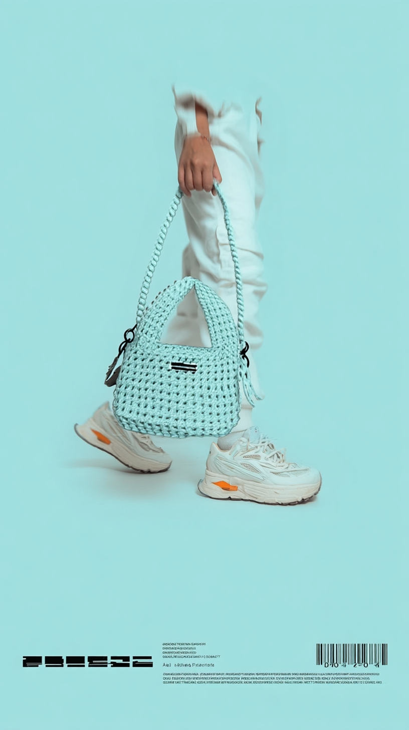 Handgehäkelte Handtasche – robust & nachhaltig aus Kollektion LOOM – Bild 19