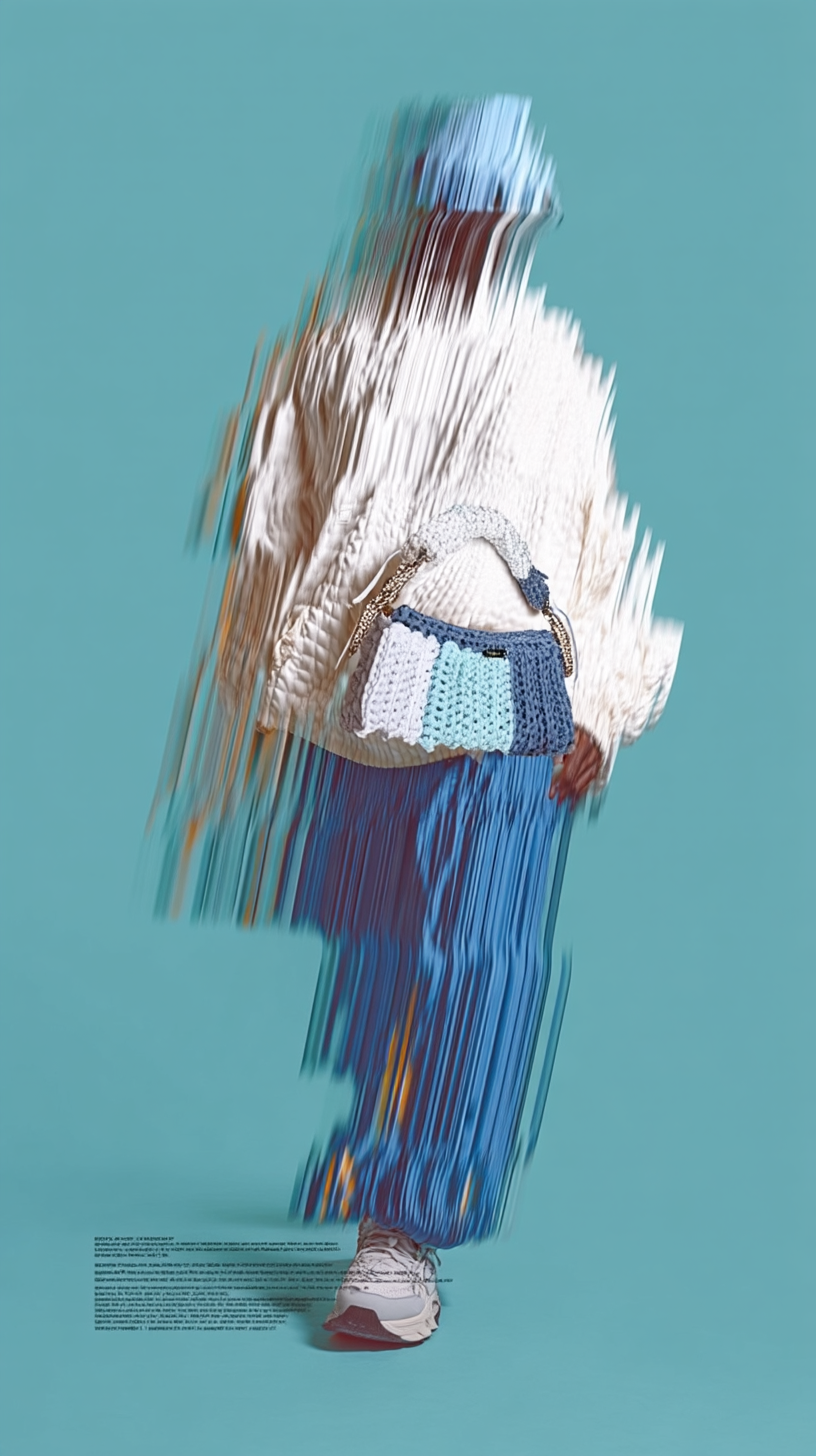 Color Craze – Boho Häkel-Tasche mit Fransen – Bild 17