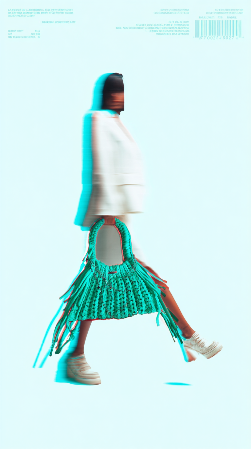 Handgehäkelte nachhaltige Boho Tasche - Lumière Édition – Bild 2