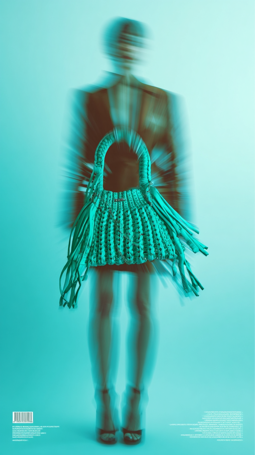 Handgehäkelte nachhaltige Boho Tasche - Lumière Édition – Bild 4