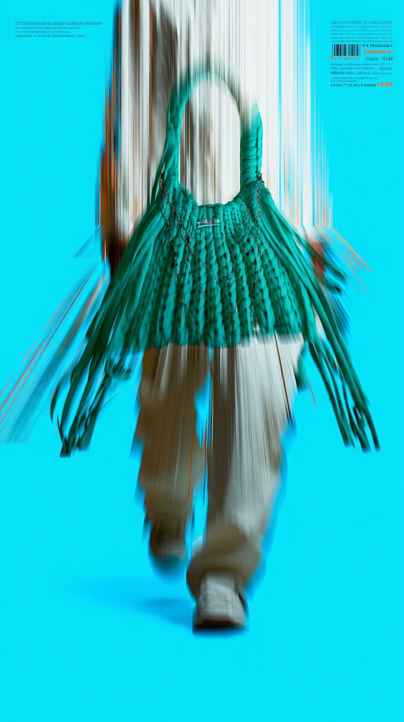Handgehäkelte nachhaltige Boho Tasche - Lumière Édition – Bild 6