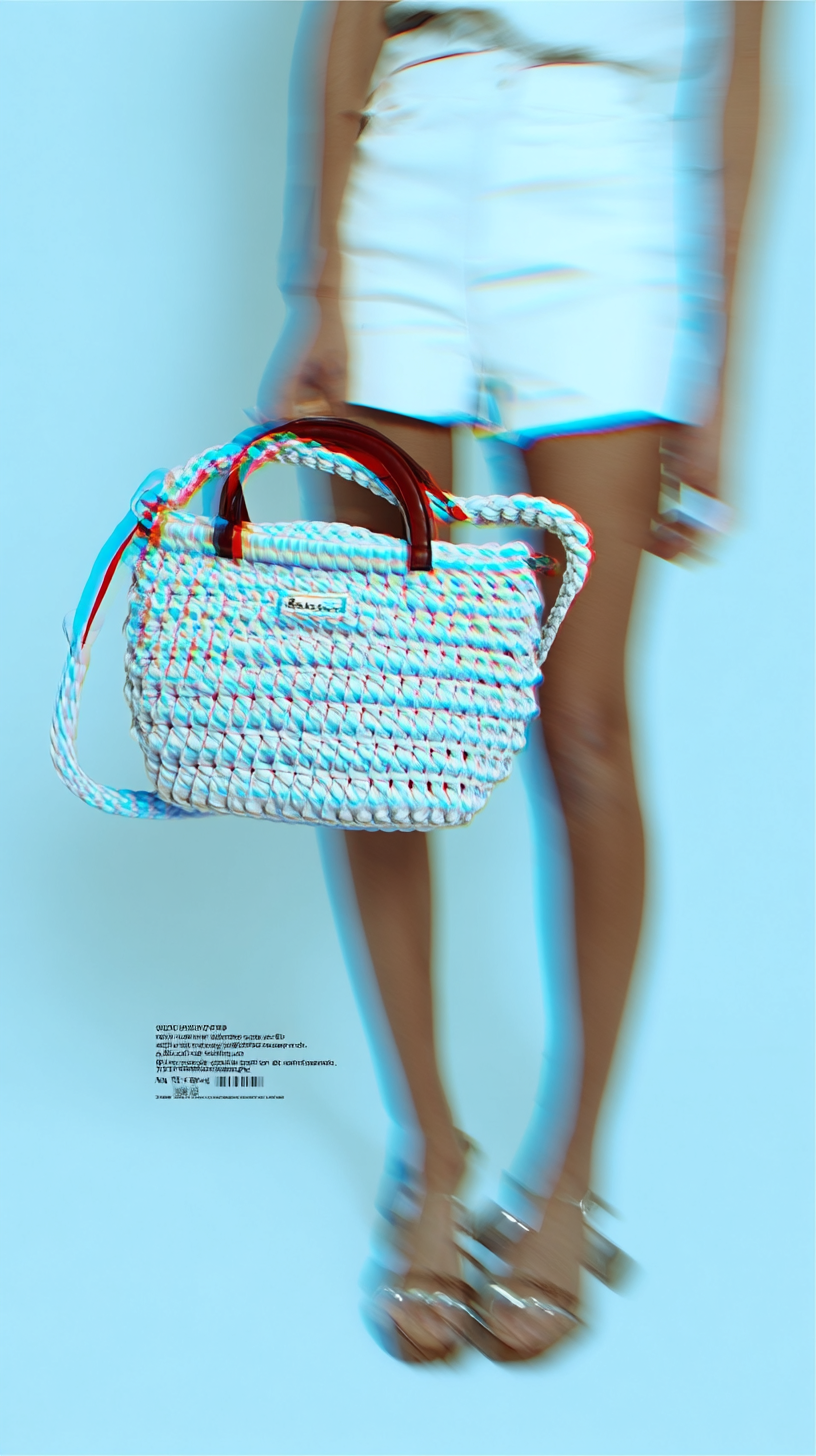 Mint Häkel Handtasche Mira, handgemacht & nachhaltig – Bild 4