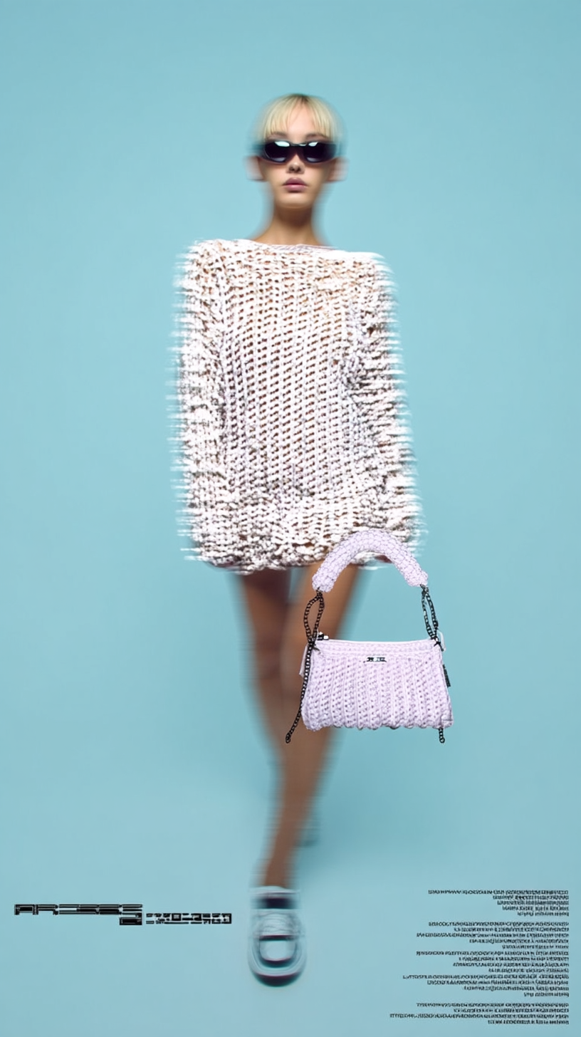 Color Craze – Boho Häkel-Tasche mit Fransen – Bild 12