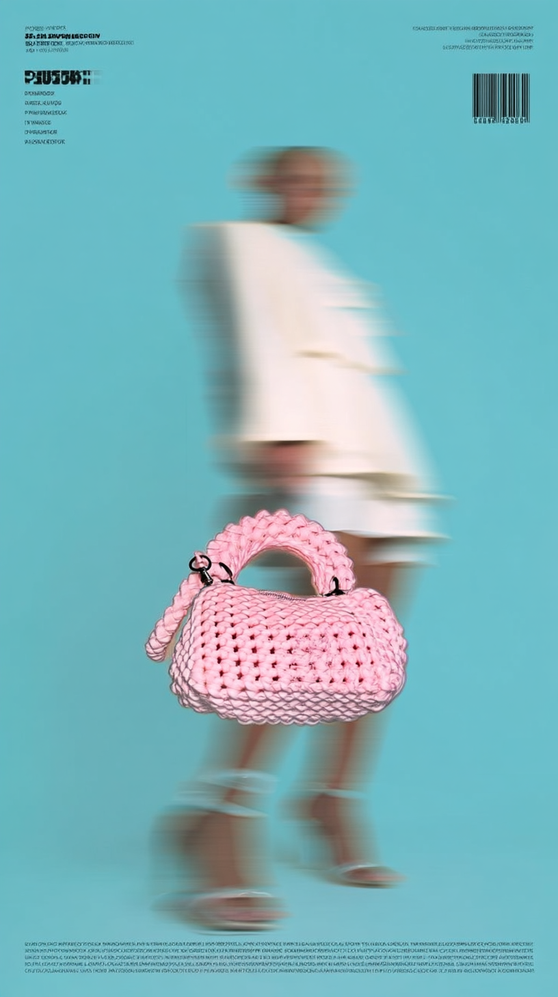 Gehäkelte Handtasche Boho - recyceltes Garn & Wunschfarbe - Fray Collection – Bild 5