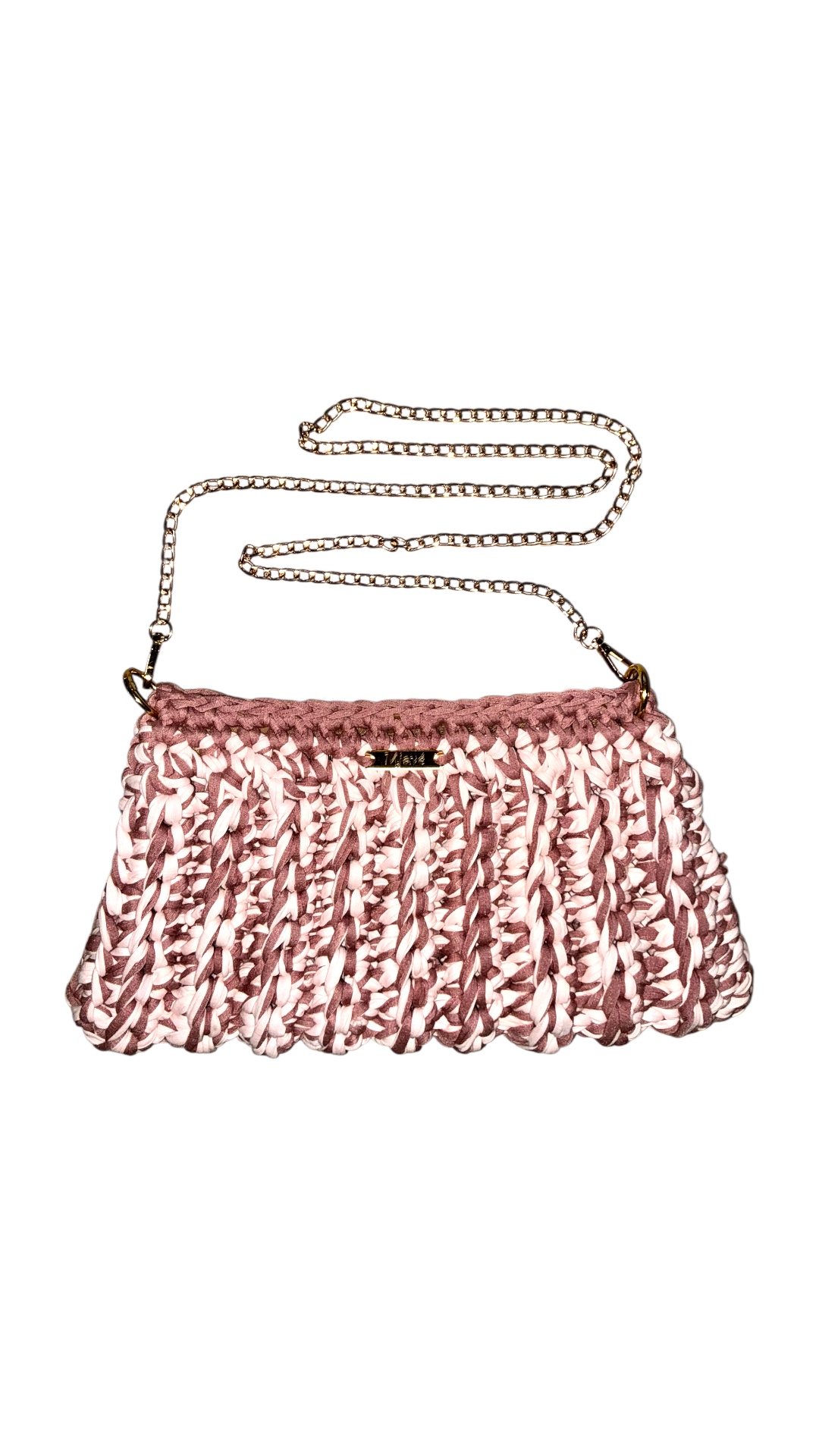MJAVÉ Color Craze Statement Bag mit Kettenhenkel braun