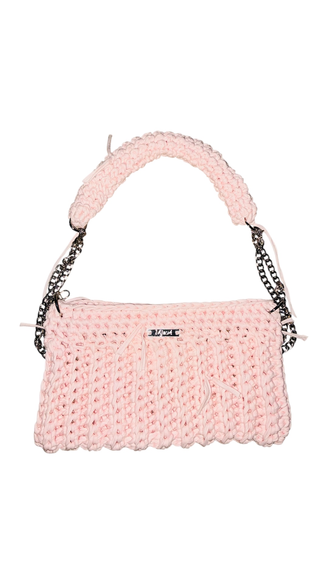 MJAVÉ Color Craze Statement Bag mit Kettenhenkel zahrtrosa