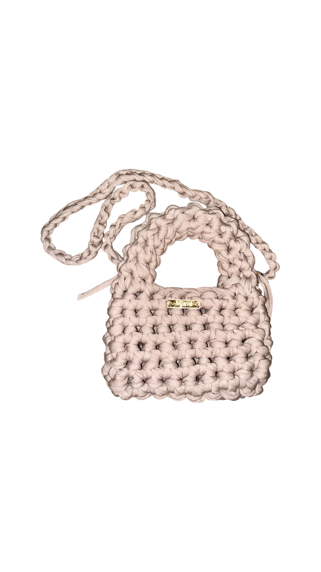 Nachhaltige Boho Häkeltasche in Wunschfarbe handgemacht
