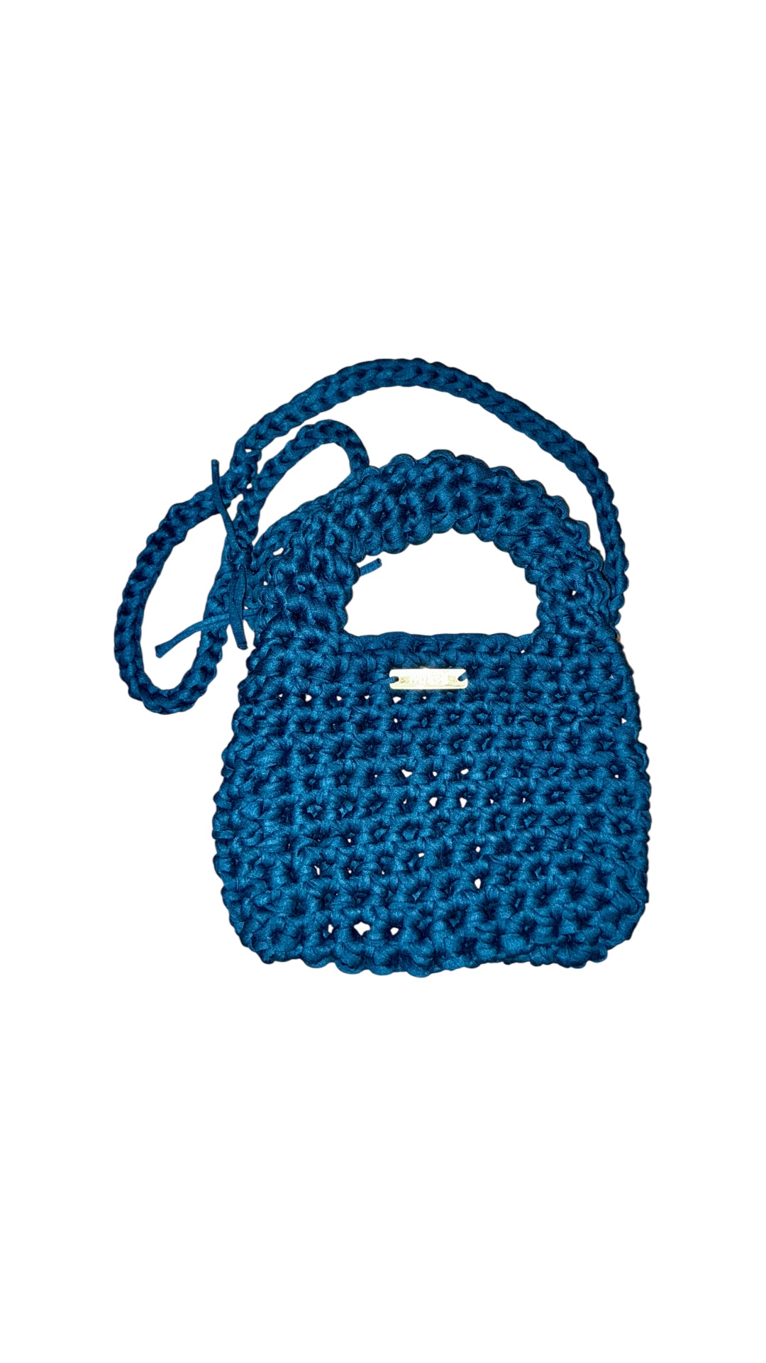 Leichte handgehäkelte Handtasche für Alltag und Freizeit