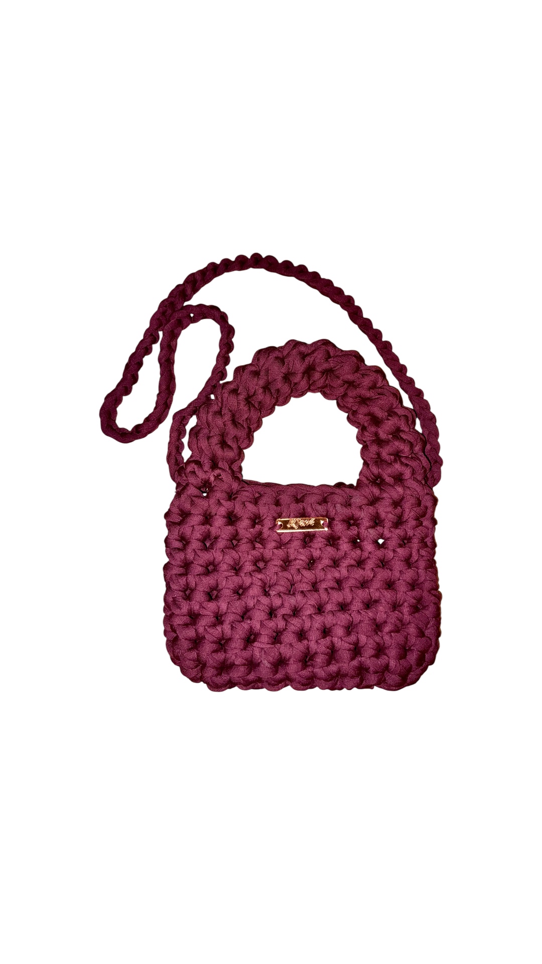 Nachhaltige handgehäkelte Handtasche als Geschenkidee für Frauen