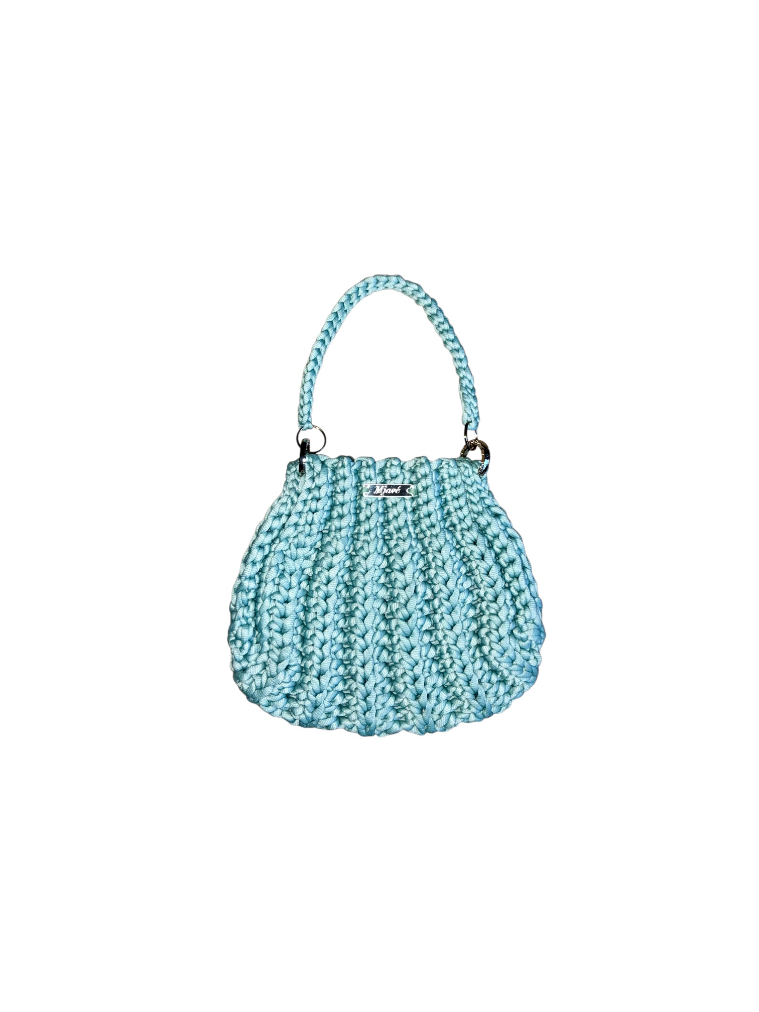 Mint Häkel Handtasche Mira, handgemacht & nachhaltig – Bild 12