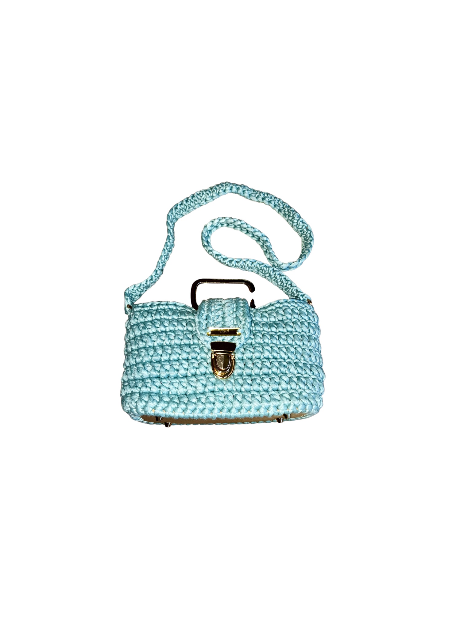 Handmade Mint Tasche leicht
