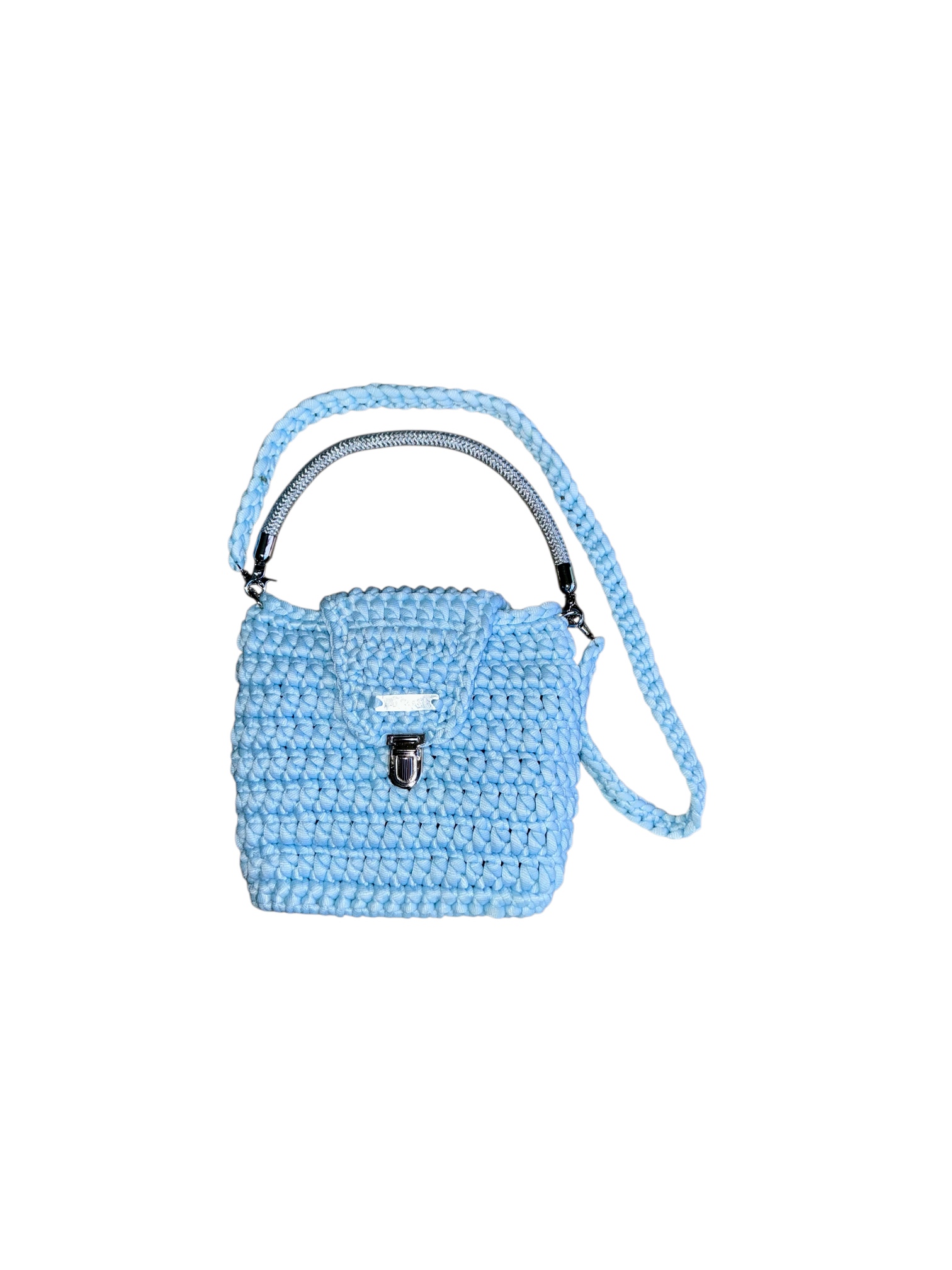 Mini Häkel-Tasche – modern & praktisch 6 Farben - MIRA – Bild 4