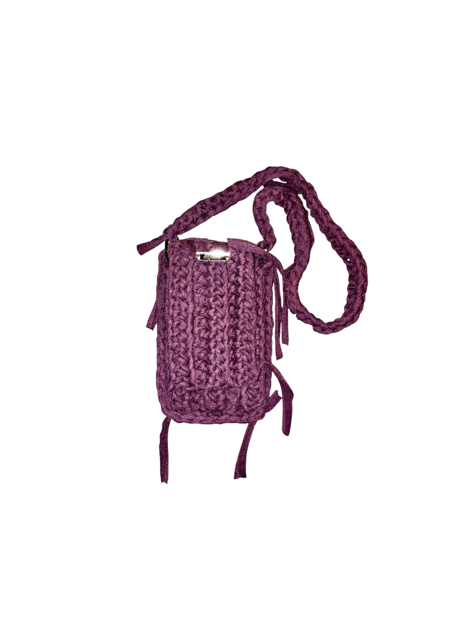 Mini Häkeltasche aus T-Shirt Garn – handgemacht und nachhaltig- ESSENZA – Bild 28