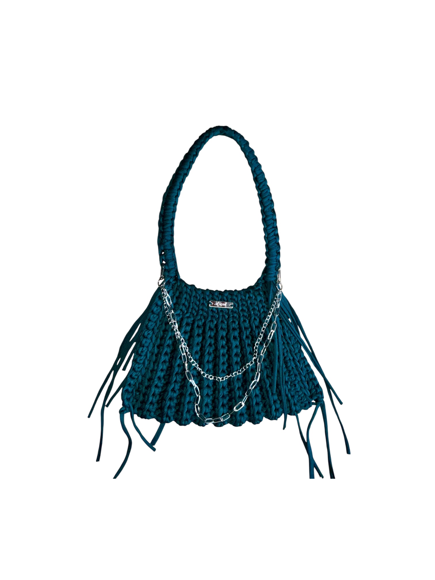 Handgehäkelte nachhaltige Boho Tasche - Lumière Édition – Bild 15