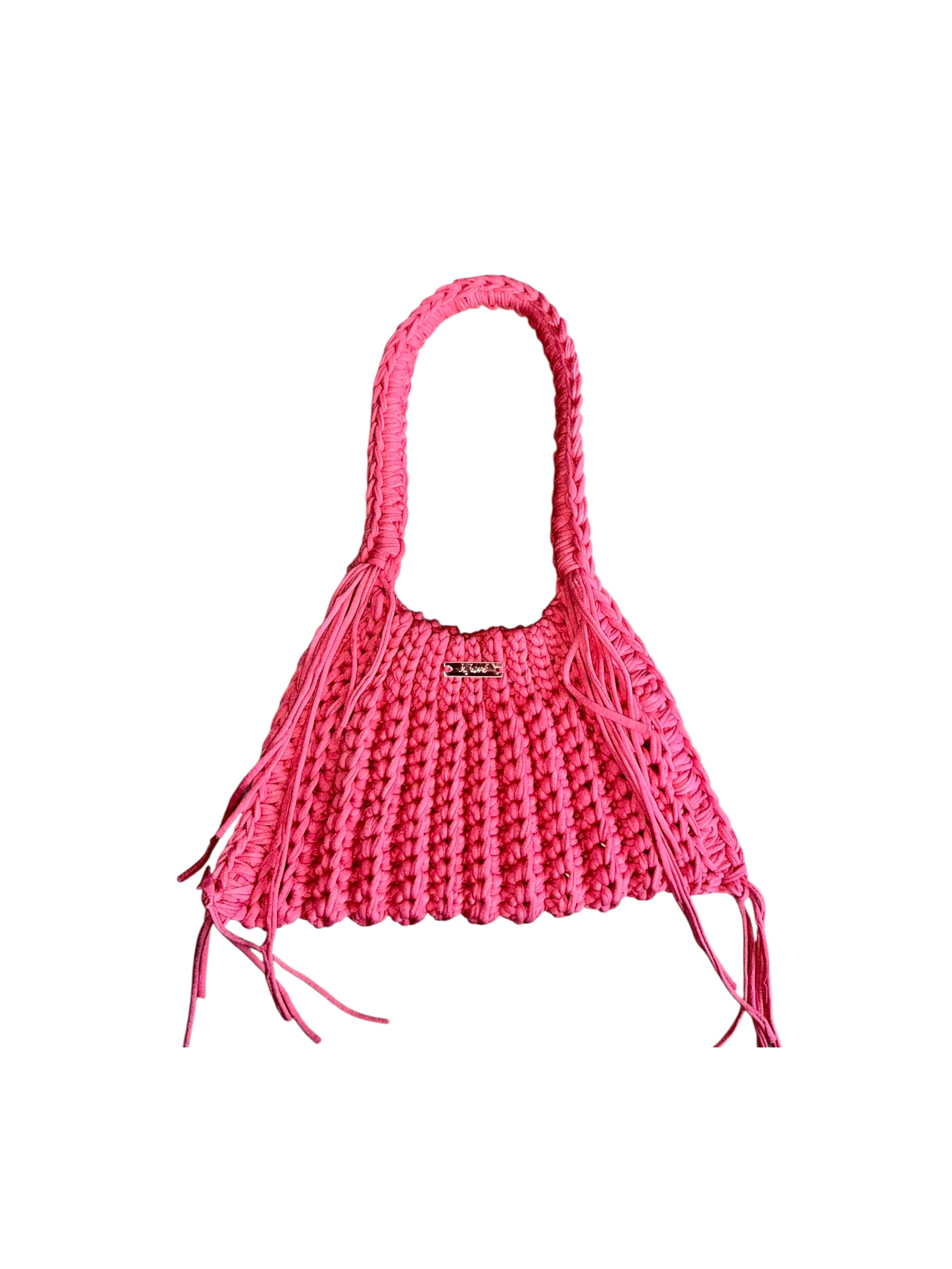 Handgehäkelte nachhaltige Boho Tasche - Lumière Édition – Bild 16