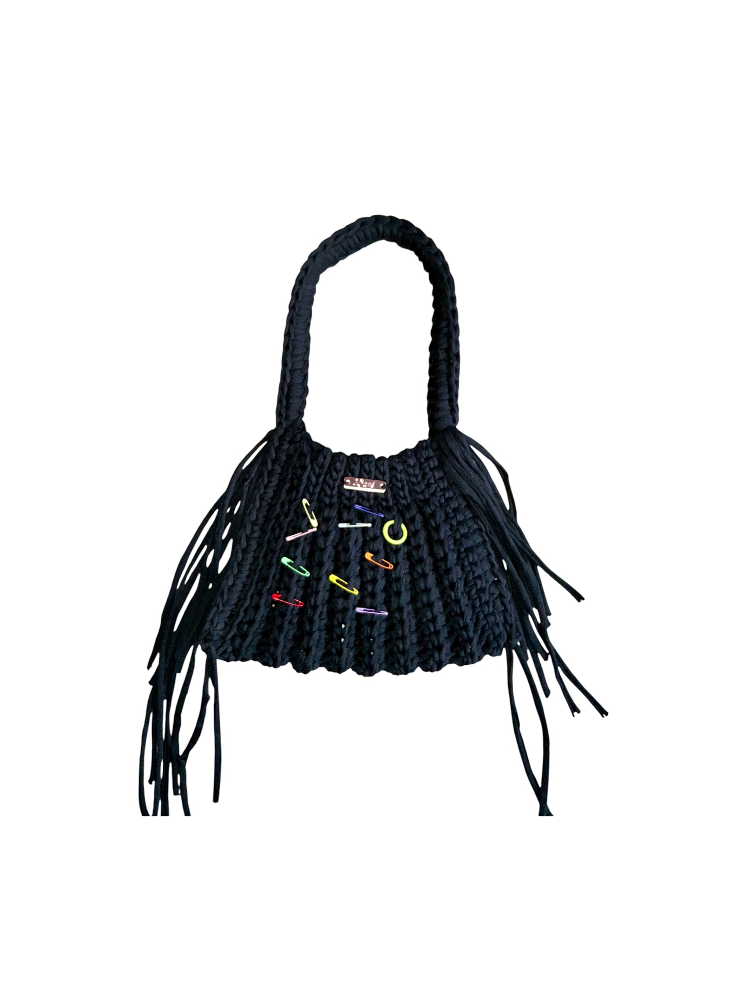 Handgehäkelte nachhaltige Boho Tasche - Lumière Édition – Bild 22