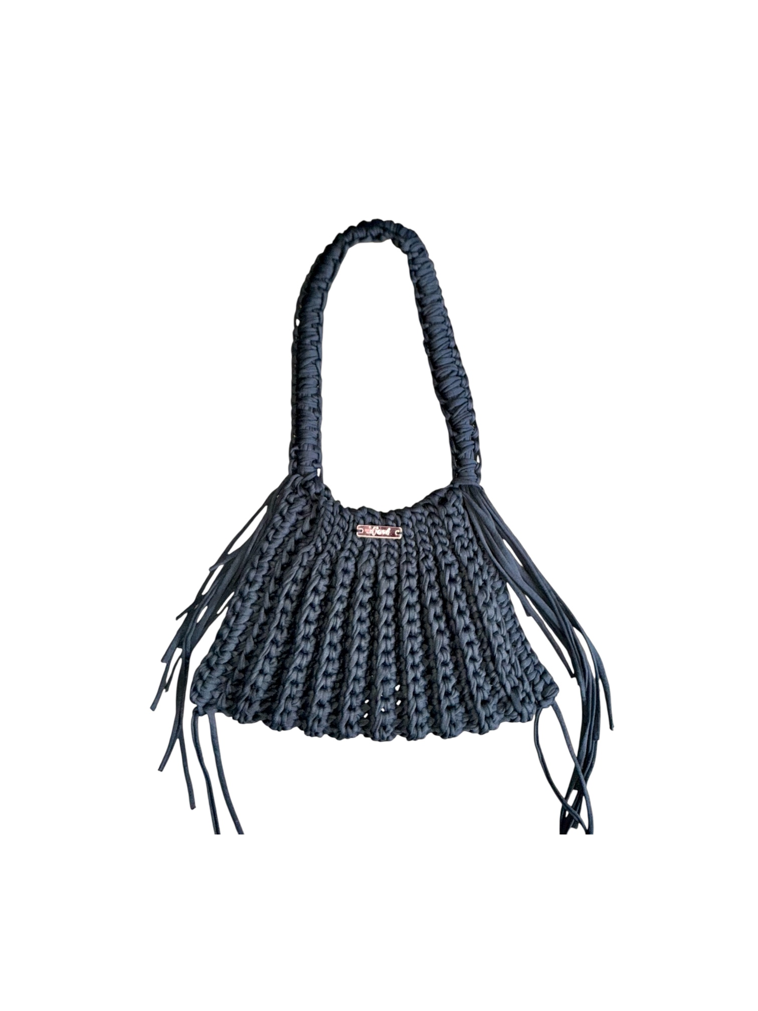 Handgehäkelte nachhaltige Boho Tasche - Lumière Édition – Bild 23
