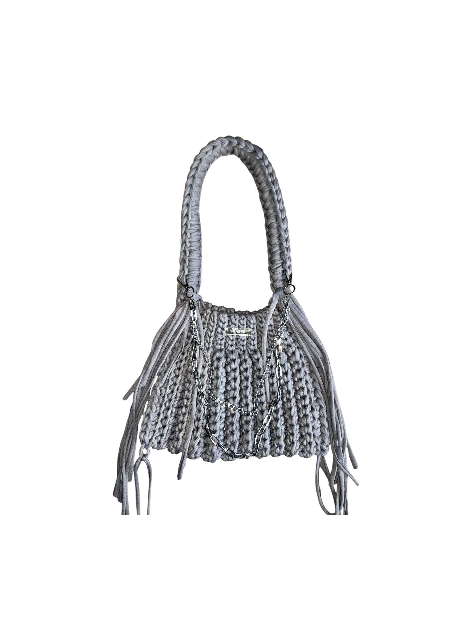 Handgehäkelte nachhaltige Boho Tasche - Lumière Édition – Bild 24