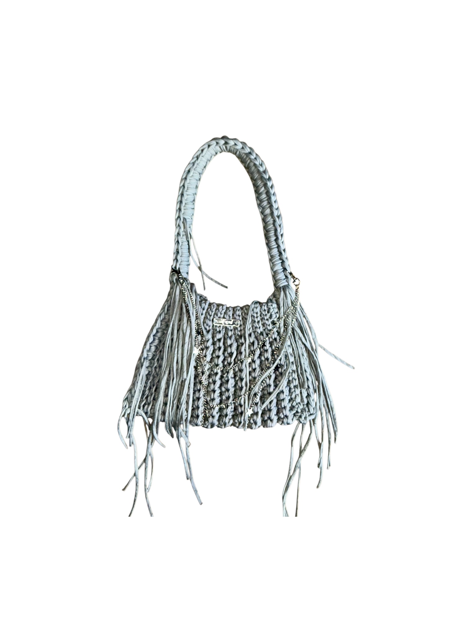 Handgehäkelte nachhaltige Boho Tasche - Lumière Édition – Bild 25