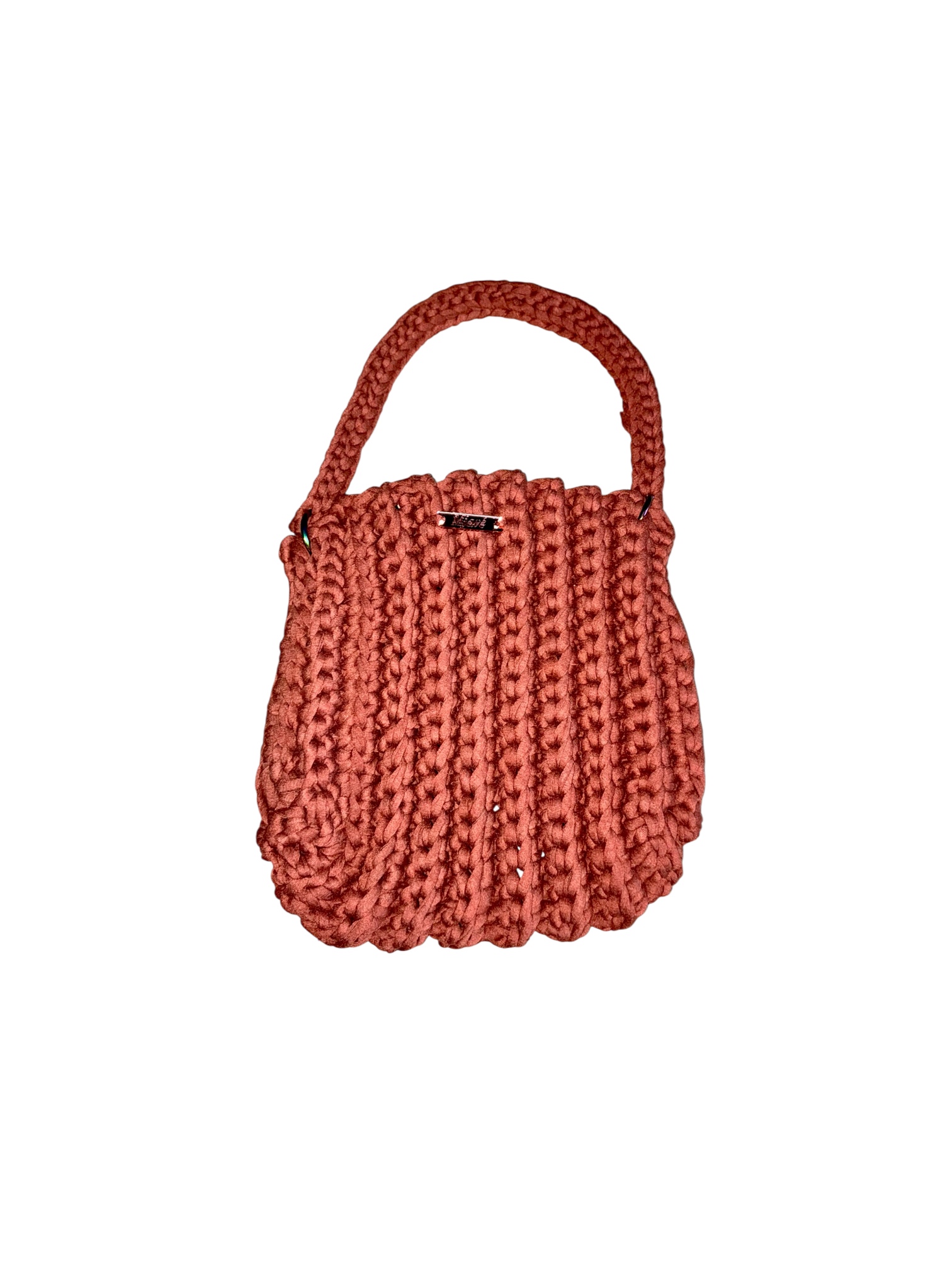 Nachhaltige Häkeltasche handmade aus recyceltem T-Shirt-Garn - ARIEL. – Bild 15