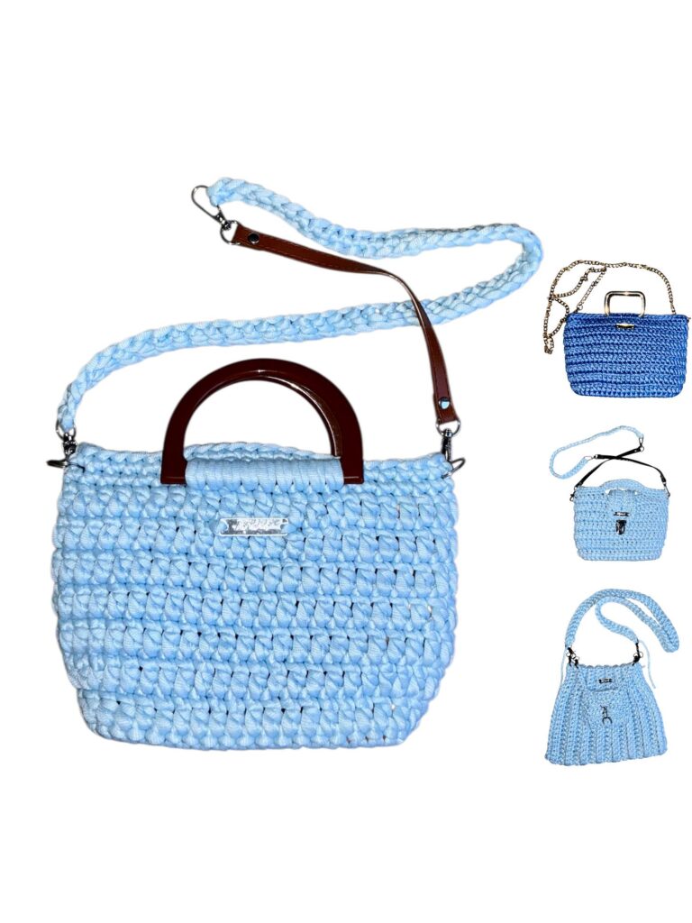 boho häkel tasche mini handgemacht